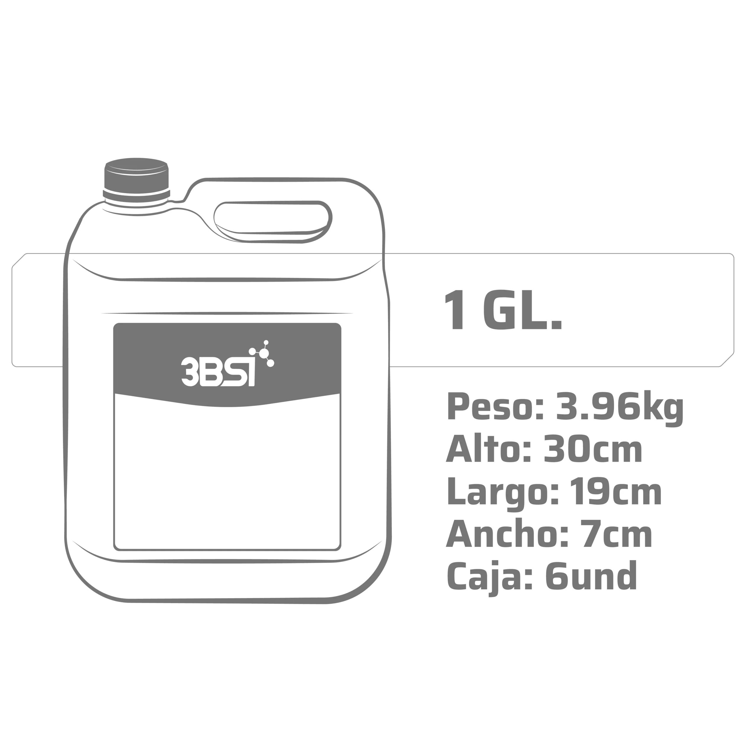 AGUA DESTILADA 3BSI