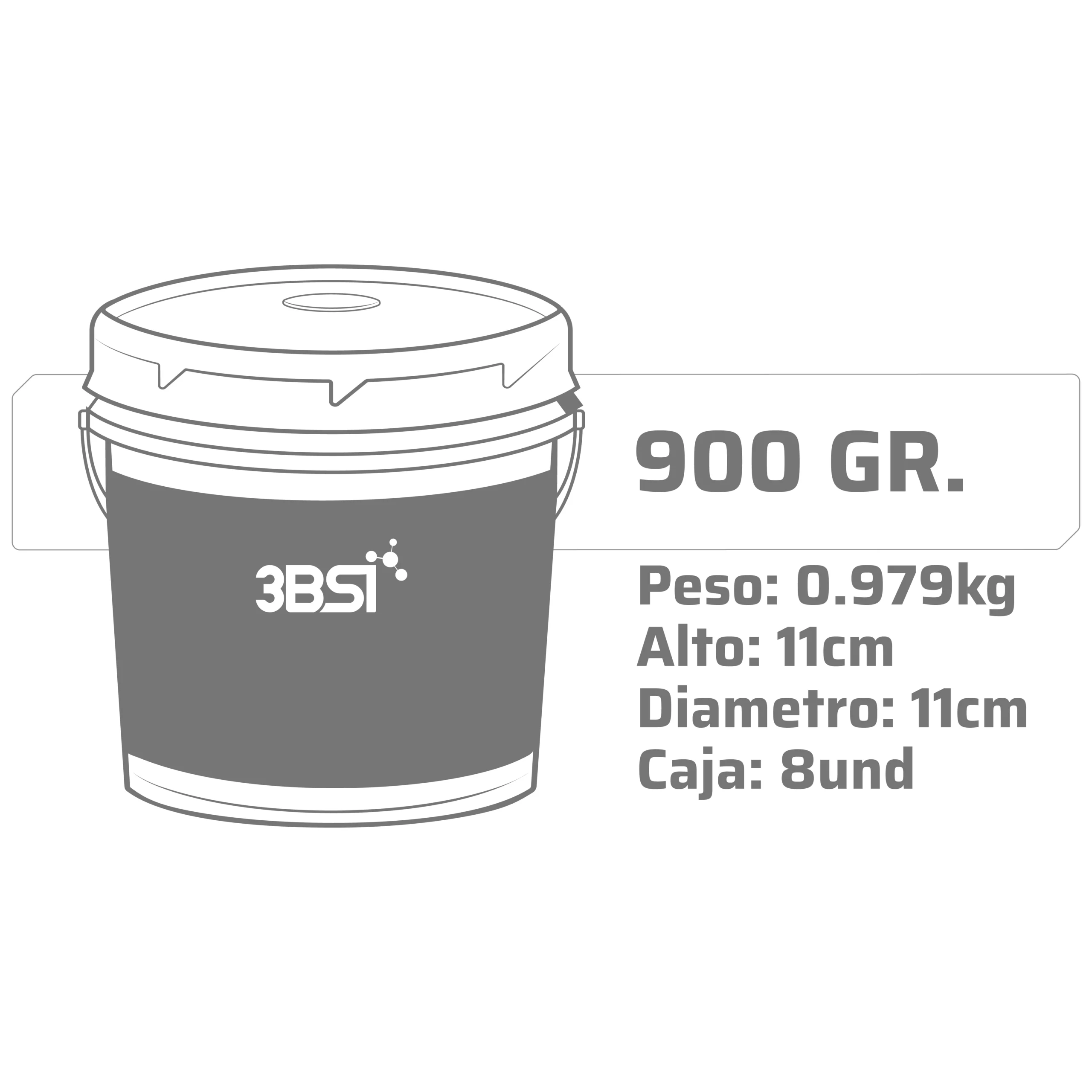 GRASA SILICONADA 900GR