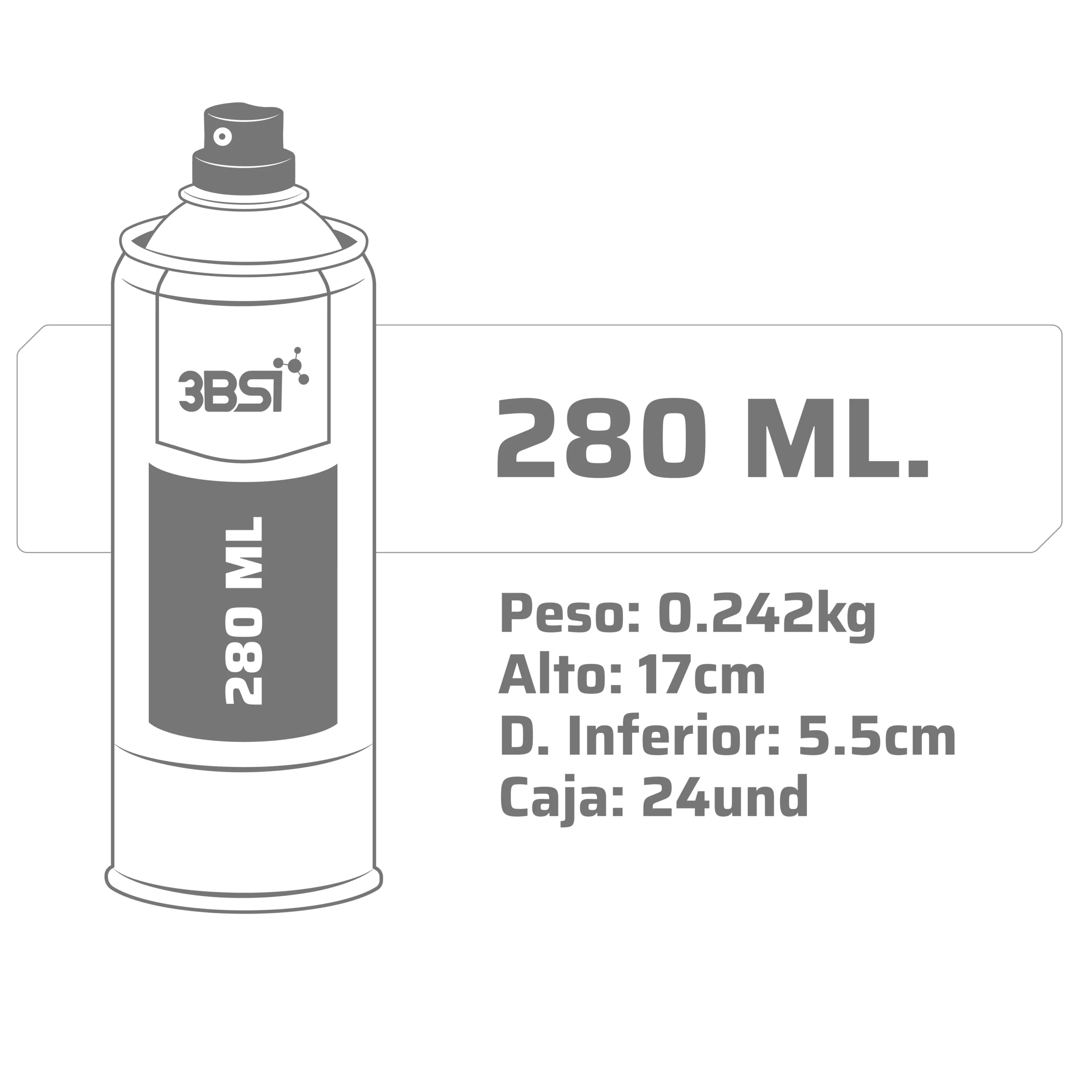 LUBRICANTE DE CADENAS 280ML
